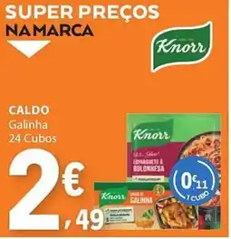 E.Leclerc Caldo galinha knorr promoção