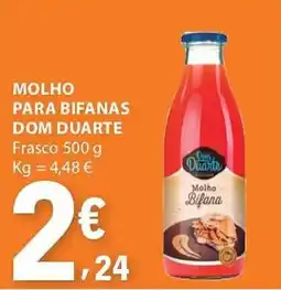 E.Leclerc molho para bifanas dom duarte promoção