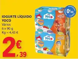 E.Leclerc Iogurte líquido yoco promoção