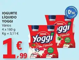 E.Leclerc Iogurte líquido yoggi promoção