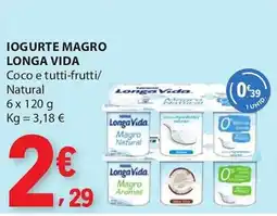 E.Leclerc Iogurte magro longa vida promoção