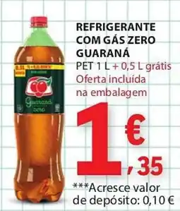E.Leclerc Refrigerante com gás zero guaraná promoção
