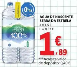 E.Leclerc Água de nascente serra da estrela promoção