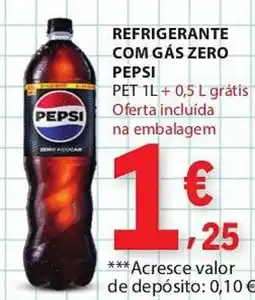 E.Leclerc refrigerante com gás zero pepsi promoção