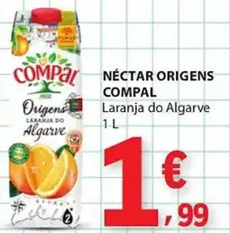 E.Leclerc Nectar origens compal laranja do algarve promoção
