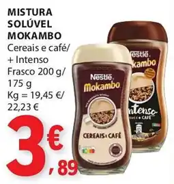 E.Leclerc Mistura solúvel mokambo cereais e café promoção