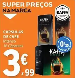 E.Leclerc Cápsulas de café kaffa intenso promoção