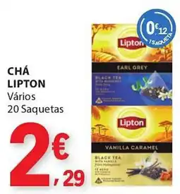 E.Leclerc Chá lipton vários promoção