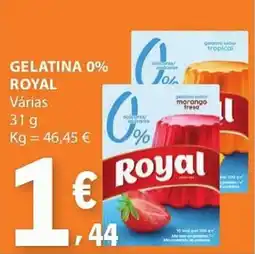 E.Leclerc gelatina 0% royal promoção