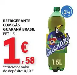 E.Leclerc refrigerante com gás guaraná brasil promoção