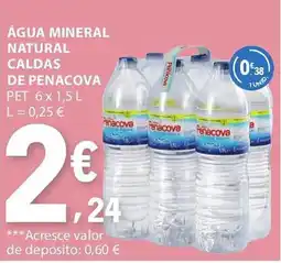 E.Leclerc Água mineral natural caldas de penacova promoção