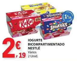 E.Leclerc Iogurte bicompartimentado Nestlé promoção