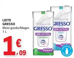 E.Leclerc Leite gresso meio gordo/magro promoção