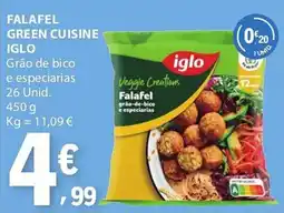 E.Leclerc Falafel green cuisine iglo promoção