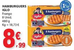 E.Leclerc Hamburguers iglo promoção