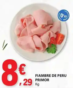 E.Leclerc Fiambre de peru primor promoção