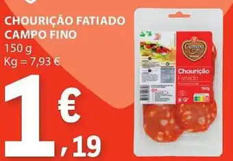 E.Leclerc Chourição fatiado campo fino promoção