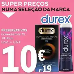 E.Leclerc preservativos conexão total xl durex promoção
