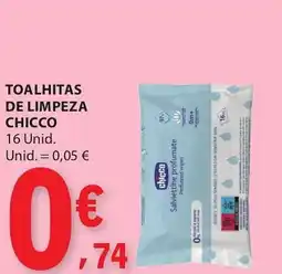 E.Leclerc toalhitas de limpeza chicco promoção