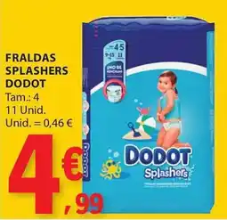 E.Leclerc Fraldas splashers dodot promoção