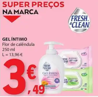 E.Leclerc Gel íntimo fresh clean flor de calêndula promoção