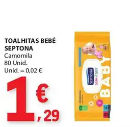 E.Leclerc toalhitas bebé septona promoção