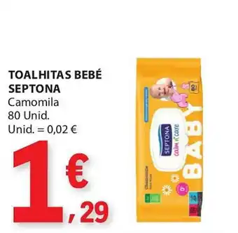 E.Leclerc toalhitas bebé septona promoção