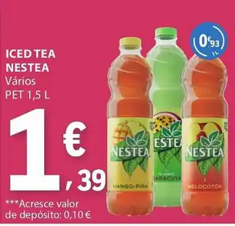 E.Leclerc Iced tea nestea vários promoção