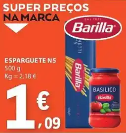 E.Leclerc Esparguete barilla promoção