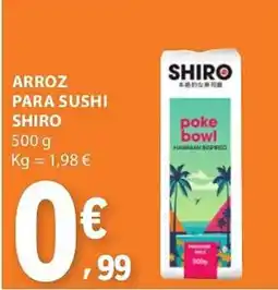 E.Leclerc arroz para sushi shiro promoção