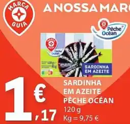 E.Leclerc sardinha em azeite pêche océan promoção