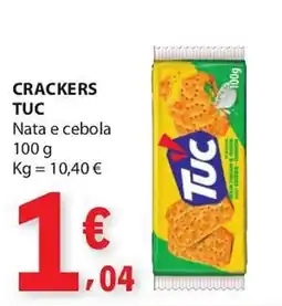 E.Leclerc Crackers tuc nata e cebola promoção