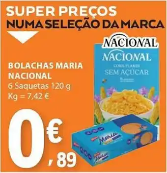 E.Leclerc Bolachas maria nacional promoção