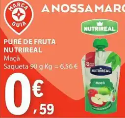 E.Leclerc Puré de fruta nutrireal maçã promoção