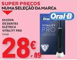 E.Leclerc escova de dentes elétrica vitality pro oral-b promoção