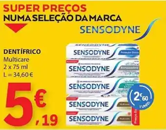 E.Leclerc Dentífrico Sensodyne Multicare promoção