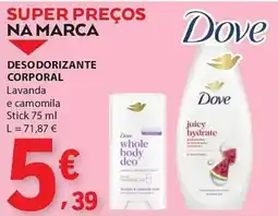 E.Leclerc Dove desodorizante corporal promoção