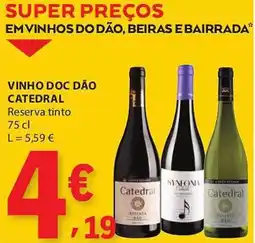 E.Leclerc vinho doc dão catedral reserva tinto promoção