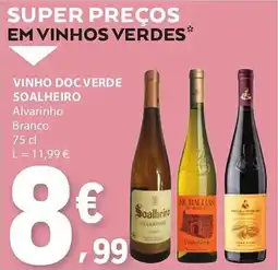E.Leclerc Vinho doc verde soalheiro alvarinho branco promoção