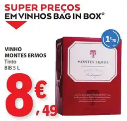 E.Leclerc Vinho Montes Ermos promoção