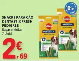 E.Leclerc Snacks para cão dentastix fresh pedigree promoção