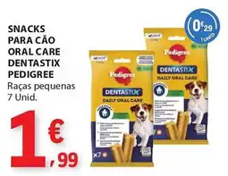 E.Leclerc Snacks para cão oral care dentastix pedigree promoção