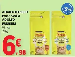 E.Leclerc Alimento seco para gato adulto friskies promoção