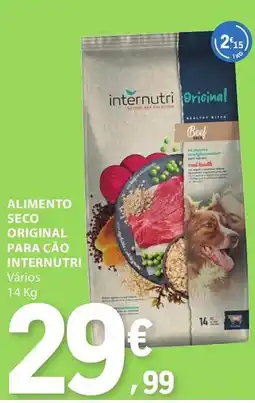 E.Leclerc Alimento seco original para cão internutri promoção
