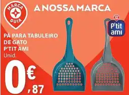E.Leclerc Pá para tabuleiro de gato p'tit ami promoção