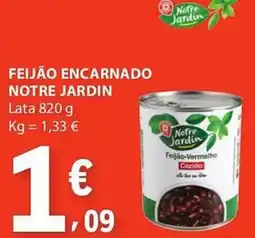 E.Leclerc feijão encarnado notre jardin promoção