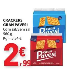 E.Leclerc Crackers gran pavesi promoção