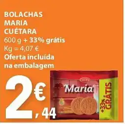 E.Leclerc Bolachas maria cuétara promoção