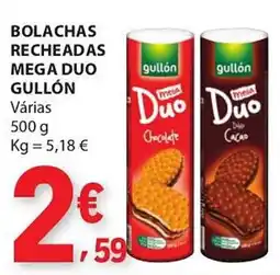 E.Leclerc Bolachas recheadas mega duo gullón promoção