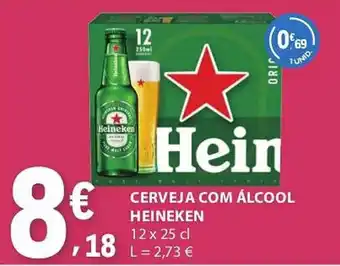 E.Leclerc Cerveja com álcool heineken promoção